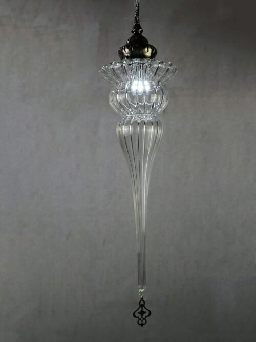The Victoria Hand Blown Glass Pendant Ceiling Light