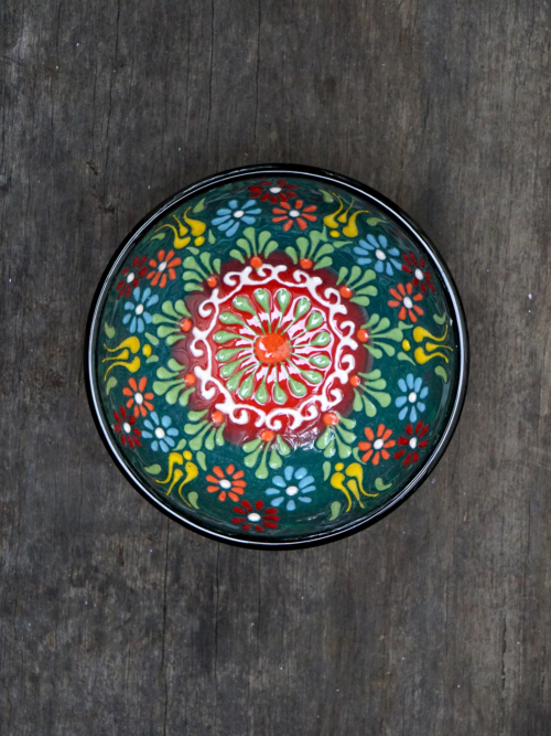 10cm Hand Painted Turkish ceramic bowl Christmas
