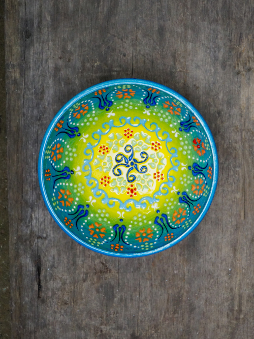 15cm Hand Painted Turkish ceramic bowl spring
