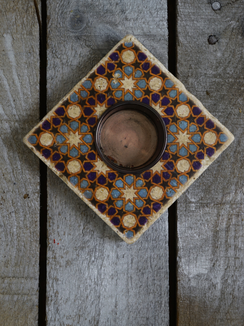Moroccan Tile Table Candle Holder 28