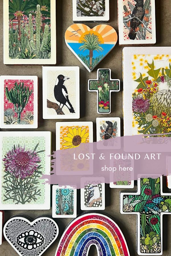 Banner Lost & Found Art Co mobile